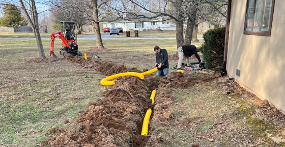 Drainage system work