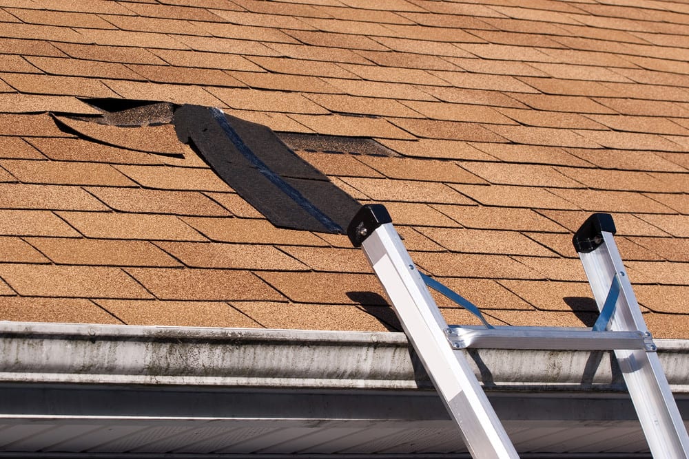 Repair of Damaged Roof Shingles in springfield mo